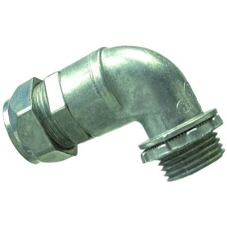 1/2 EMT Compression Conduit Elbow 90 Degree Die Cast Zinc U9670