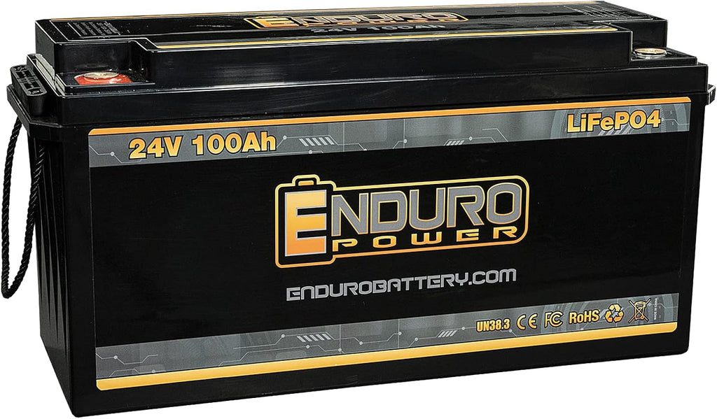 24V 50Ah LiFePO4 Lithium Deep Cycle Battery C96643