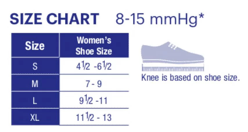 Knee High Compression Socks 20-30 mmHg Closed Toe D35373